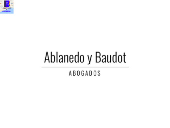 Ablanedo & Baudot