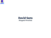 Abogado Penalista David Sans